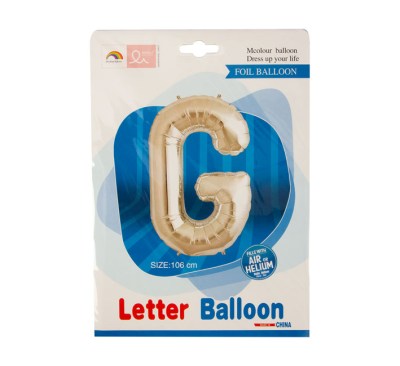 Balloon – Party Accessories – Letter G – Foil – Single – 106cm Balloon – Party Accessories – Letter G – Foil – Single – 106cm