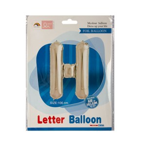 Balloon – Party Accessories – Letter H – Foil – Single – 106cm Balloon – Party Accessories – Letter H – Foil – Single – 106cm