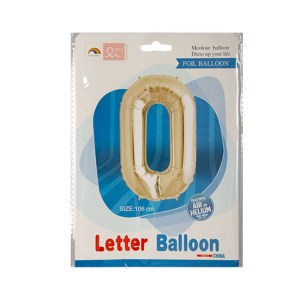 Balloon – Party Accessories – Letter O – Foil – Single – 106cm Balloon – Party Accessories – Letter O – Foil – Single – 106cm