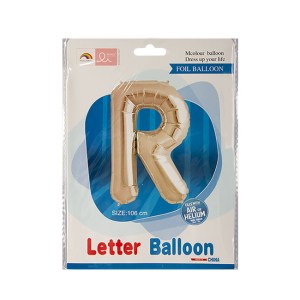 Balloon – Party Accessories – Letter R – Foil – Single – 106cm Balloon – Party Accessories – Letter R – Foil – Single – 106cm