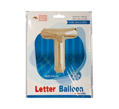 Balloon – Party Accessories – Letter T Balloon – Foil – Single Balloon – Party Accessories – Letter T Balloon – Foil – Single