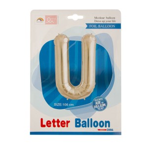 Balloon – Party Accessories – Letter U Balloon – Foil – Single Balloon – Party Accessories – Letter U Balloon – Foil – Single