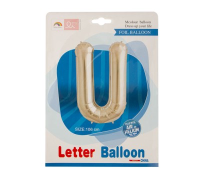 Balloon – Party Accessories – Letter U Balloon – Foil – Single Balloon – Party Accessories – Letter U Balloon – Foil – Single