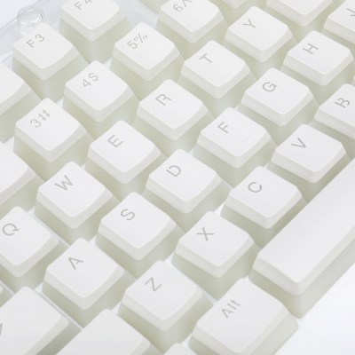 Redragon SCARAB Semi-Transparent Mechanical Keycaps – White – White Redragon SCARAB Semi-Transparent Mechanical Keycaps – White – White