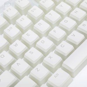 Redragon SCARAB Semi-Transparent Mechanical Keycaps – White – White Redragon SCARAB Semi-Transparent Mechanical Keycaps – White – White