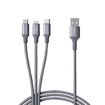 Romoss 3in1 Lightning Charge Sync|Micro USB Romoss 3in1 Lightning Charge Sync|Micro USB
