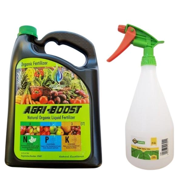 AGRI-BOOST – Organic Liquid Fertilizer(1L) and Trigger Spray Bottle (1L) AGRI-BOOST – Organic Liquid Fertilizer(1L) and Trigger Spray Bottle (1L)