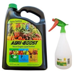 AGRI-BOOST – Organic Liquid Fertilizer (5L) and Trigger Spray Bottle (1L) AGRI-BOOST – Organic Liquid Fertilizer (5L) and Trigger Spray Bottle (1L)