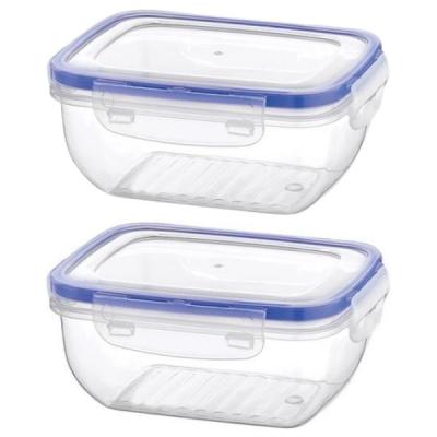 Source Direct – Rectangular Clear Storage Container 1400ml – Pack of 2 Source Direct – Rectangular Clear Storage Container 1400ml – Pack of 2