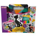 Source Direct – Small Tote Bag with Crayons (5pc) 24 x 13cm – Cat Source Direct – Small Tote Bag with Crayons (5pc) 24 x 13cm – Cat