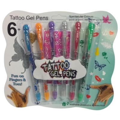Source Direct – Tattoo Gel Pens (Assorted Colours) – 6 Piece Source Direct – Tattoo Gel Pens (Assorted Colours) – 6 Piece