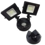 Waco – LED Sensor Spotlight 2 x 10W – 1800 Lumen Waco – LED Sensor Spotlight 2 x 10W – 1800 Lumen