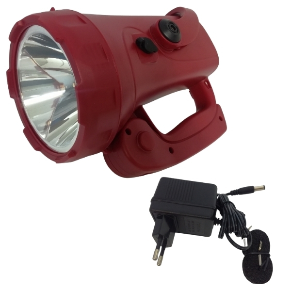Waco – Rechargeable LED Torch / Lantern – 5W – Red Waco – Rechargeable LED Torch / Lantern – 5W – Red