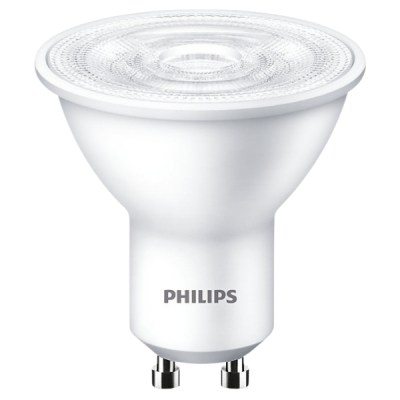 Philips – LED Essential Lamp / Spotlight GU10 3.2W Warm White – Pack of 10 Philips – LED Essential Lamp / Spotlight GU10 3.2W Warm White – Pack of 10