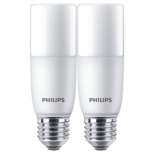Philips – LED Lamp Stick E27 6500K 5.5W 600lm – Pack of 2 (Cool Daylight) Philips – LED Lamp Stick E27 6500K 5.5W 600lm – Pack of 2 (Cool Daylight)