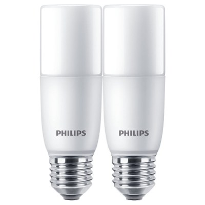 Philips – LED Lamp Stick E27 3000K 7.5W 750lm – Pack of 2 (Warm White) Philips – LED Lamp Stick E27 3000K 7.5W 750lm – Pack of 2 (Warm White)
