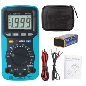 Waco – Digital Multimeter / Portable Digital Multimeter AC/DC Voltage Waco – Digital Multimeter / Portable Digital Multimeter AC/DC Voltage