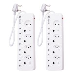 Waco – 8 Way Multiplug with Shutters – Pack of 2 Waco – 8 Way Multiplug with Shutters – Pack of 2