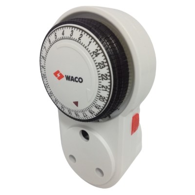 Waco – Mechanical Timer / Plug-In 24 Hours Mechanical Timer Waco – Mechanical Timer / Plug-In 24 Hours Mechanical Timer