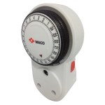 Waco – Mechanical Timer / Plug-In 24 Hours Mechanical Timer Waco – Mechanical Timer / Plug-In 24 Hours Mechanical Timer