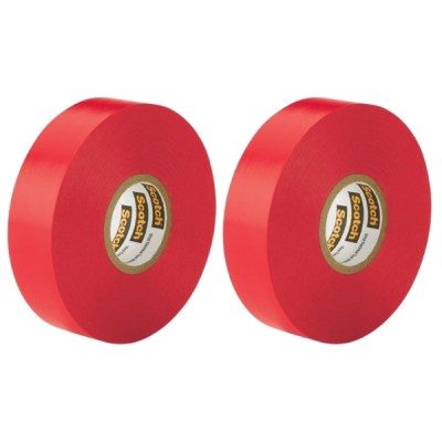 Scotch – Vinyl Electrical Tape 3m Flame Retardant – Red (Pack of 2) Scotch – Vinyl Electrical Tape 3m Flame Retardant – Red (Pack of 2)