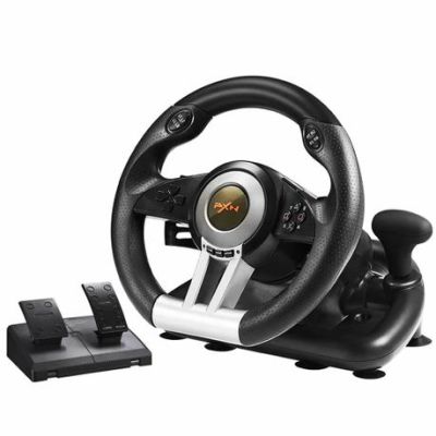 USB Racing Gaming Steering Wheel And Gear, Pedal Set – PXN-V3 pro USB Racing Gaming Steering Wheel And Gear, Pedal Set – PXN-V3 pro