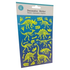 SourceDirect – Stickers / Glow-in-the-Dark Stickers – Dinosaur Skeletons SourceDirect – Stickers / Glow-in-the-Dark Stickers – Dinosaur Skeletons