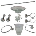 Regal – Bathroom Set / Roman White/Chrome Bathroom Set – 6 Piece Regal – Bathroom Set / Roman White/Chrome Bathroom Set – 6 Piece