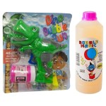 Dino – Bubble Blowing Gun & 1L Bubble Refill Container – Green (3 Years Up) Dino – Bubble Blowing Gun & 1L Bubble Refill Container – Green (3 Years Up)