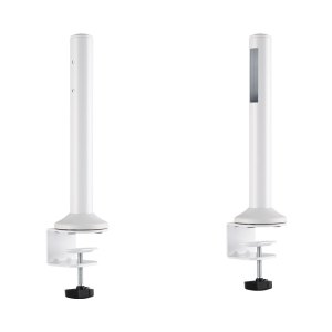 Slatwall Desk Mounting Pole Up To 50kg – White Slatwall Desk Mounting Pole Up To 50kg – White