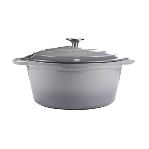 Chef Grey Cookware – Cast Iron 3.5l Round Casserole Chef Grey Cookware – Cast Iron 3.5l Round Casserole