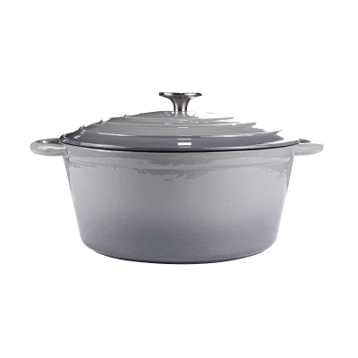 Chef Grey Cookware – Cast Iron 3.5l Round Casserole Chef Grey Cookware – Cast Iron 3.5l Round Casserole