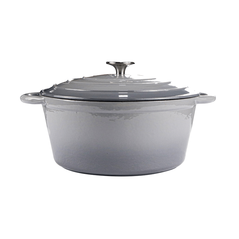 Chef Grey Cookware – Cast Iron 3.5l Round Casserole Chef Grey Cookware – Cast Iron 3.5l Round Casserole