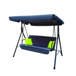 Seagull Garden 3 Seater Metal Swing Chair with Canopy Seagull Garden 3 Seater Metal Swing Chair with Canopy