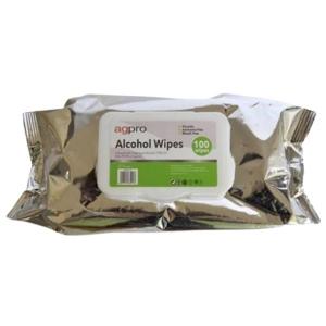 Agpro – Alcohol Wipes / 75% Alcohol Wipes -100 x Wipes Per Bag – Box of 20 Agpro – Alcohol Wipes / 75% Alcohol Wipes -100 x Wipes Per Bag – Box of 20