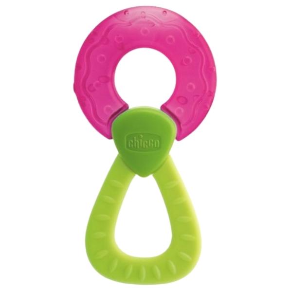 Chicco – Fresh Relax Ring With Handle Teethers – Pink Chicco – Fresh Relax Ring With Handle Teethers – Pink