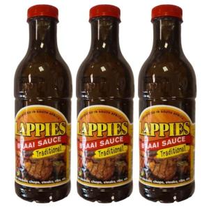 Lappies – Braai Sauce Traditional – 750ml (Pack of 3) Lappies – Braai Sauce Traditional – 750ml (Pack of 3)