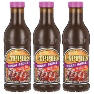 Lappies – Braai Sauce Sticky Ribs – 750ml (Pack of 3) Lappies – Braai Sauce Sticky Ribs – 750ml (Pack of 3)