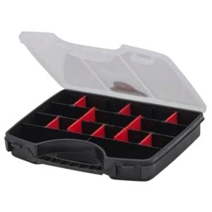 Pride – Organiser Tool Box 26cm – Black/Red – Pack of 6 Pride – Organiser Tool Box 26cm – Black/Red – Pack of 6