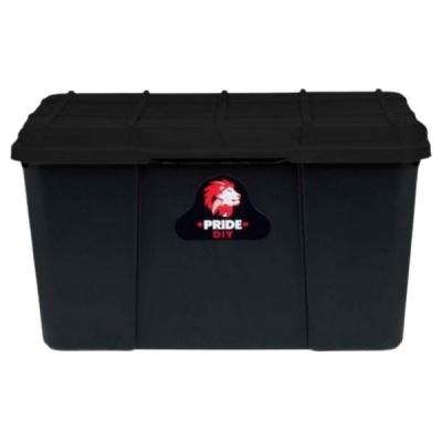 Pride – Storage Box 45L – Black – Pack of 5 Pride – Storage Box 45L – Black – Pack of 5