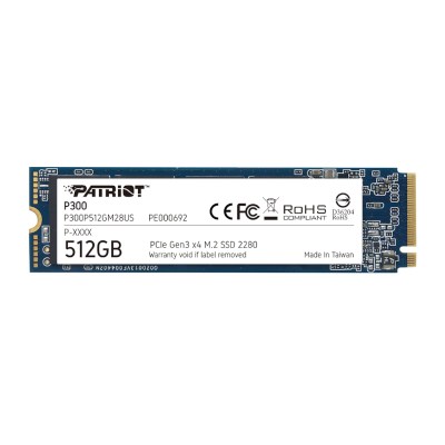 Patriot P300 512GB M.2 PCIe NVMe SSD1 Patriot P300 512GB M.2 PCIe NVMe SSD1