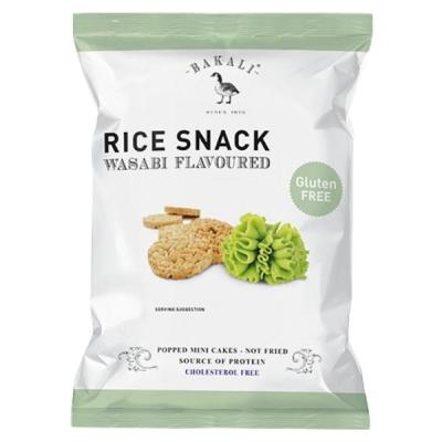 BAKALI – Mini Rice Snack 40g – Wasabi Flavoured BAKALI – Mini Rice Snack 40g – Wasabi Flavoured