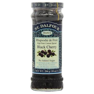 ST DALFOUR – Jam / Black Cherry Extra Fruit Jam – 284g ST DALFOUR – Jam / Black Cherry Extra Fruit Jam – 284g