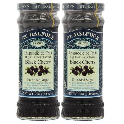 ST DALFOUR – Jam / Black Cherry Extra Fruit Jam 284g – Pack of 2 ST DALFOUR – Jam / Black Cherry Extra Fruit Jam 284g – Pack of 2