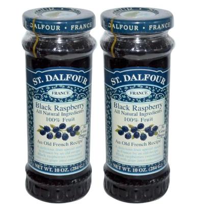 ST DALFOUR – Jam / Black Raspberry Extra Fruit Jam 284g – Pack of 2 ST DALFOUR – Jam / Black Raspberry Extra Fruit Jam 284g – Pack of 2