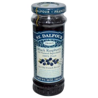 ST DALFOUR – Jam / Black Raspberry Extra Fruit Jam 284g – Box of 12 ST DALFOUR – Jam / Black Raspberry Extra Fruit Jam 284g – Box of 12