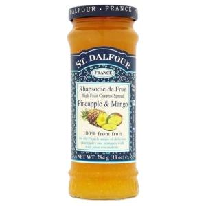 ST DALFOUR – Jam / Pineapple & Mango Extra Fruit Jam 284g – Pack of 6 ST DALFOUR – Jam / Pineapple & Mango Extra Fruit Jam 284g – Pack of 6
