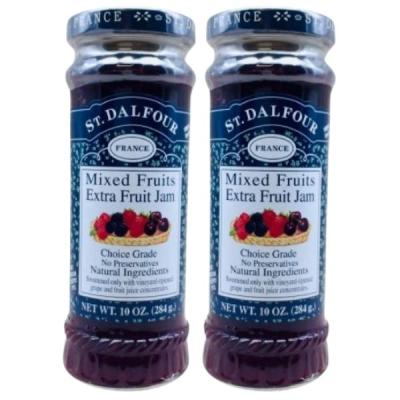 ST DALFOUR – Jam / Mixed Fruits Extra Fruit Jam 284g – Pack of 2 ST DALFOUR – Jam / Mixed Fruits Extra Fruit Jam 284g – Pack of 2