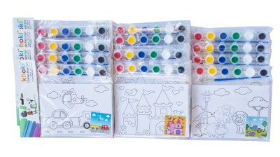 Canvas Paint Set – Bulk Pack of 12 Canvas Paint Set – Bulk Pack of 12