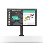 LG 27QN880 27″ QHD Ergo IPS Monitor with USB Type-C LG 27QN880 27″ QHD Ergo IPS Monitor with USB Type-C